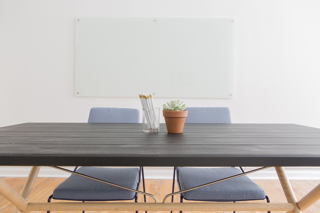 chairs, empty, nature, plant, pot plant, tables